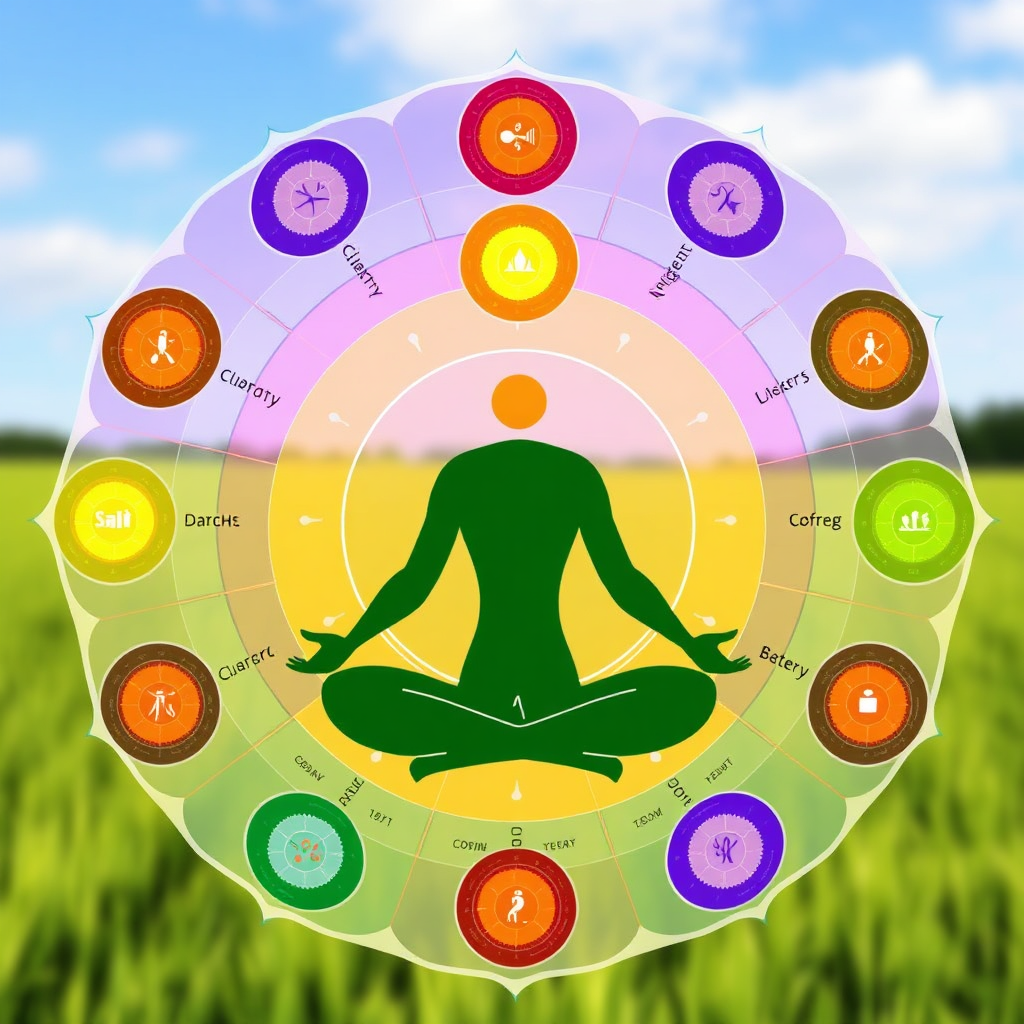 A serene scene of a person practicing yoga at sunrise in a peaceful natural setting. Soft light illuminates the silhouette against a warm sky. Include elements like flowing water, gentle breezes, and lush greenery to represent a harmonious environment. Focus on capturing the sense of balance and connection to nature. The resolution should be 8K for crisp detail, emphasizing the textures of the surroundings and the person's form.